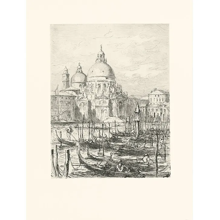Best Estampe Église de la Salute à Venise - Henri-Lucien Cheffer Architecture Et Villes