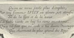 Estampe Jean-Baptiste Lully, surintendant de la musique du roi
