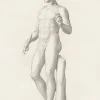 Estampe Jeune homme - Claude Mellan