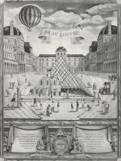 Estampe JR au Louvre 2016 Paris Et Le Louvre|Créations Contemporaines