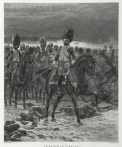 Estampe La bataille d'Eylau - Édouard Detaille