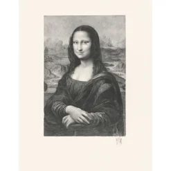 Discount Estampe La Joconde - De Vinci Chefs D'Œuvre Des Musées