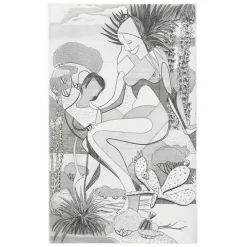 Clearance Estampe La Madone au cactus au Nouveau Mexique de Roderick Mead Créations Contemporaines
