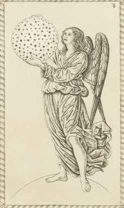 Clearance Estampe La 8ème sphère, carte 48, Le Tarot de Mantegna - Cécile Reims Art Moderne