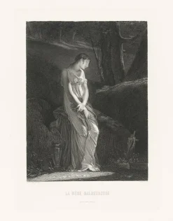 Estampe La mère infortunée - Constance Mayer