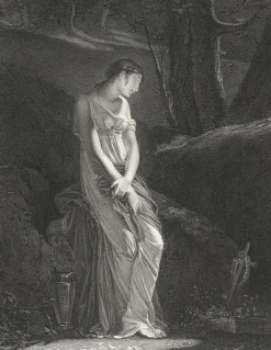 Estampe La mère infortunée - Constance Mayer