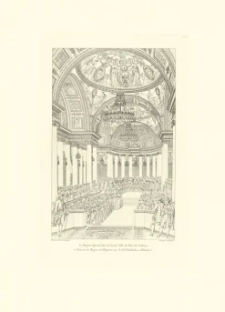 Discount Estampe Le banquet impérial au palais des Tuileries, mariage de Napoléon et de Marie-Louise, 1810 Personnages Et Évènements Historiques