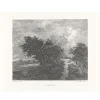 Estampe Le buisson - Van Ruisdael
