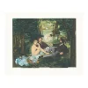 Sale Estampe Le Déjeuner sur l'herbe d'après Édouard Manet Chefs D'Œuvre Des Musées