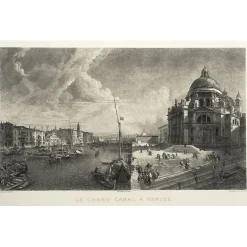 Best Estampe Le grand canal à Venise - Canaletto Chefs D'Œuvre Des Musées