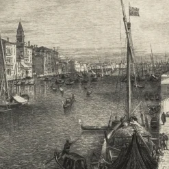 Best Estampe Le grand canal à Venise - Canaletto Chefs D'Œuvre Des Musées