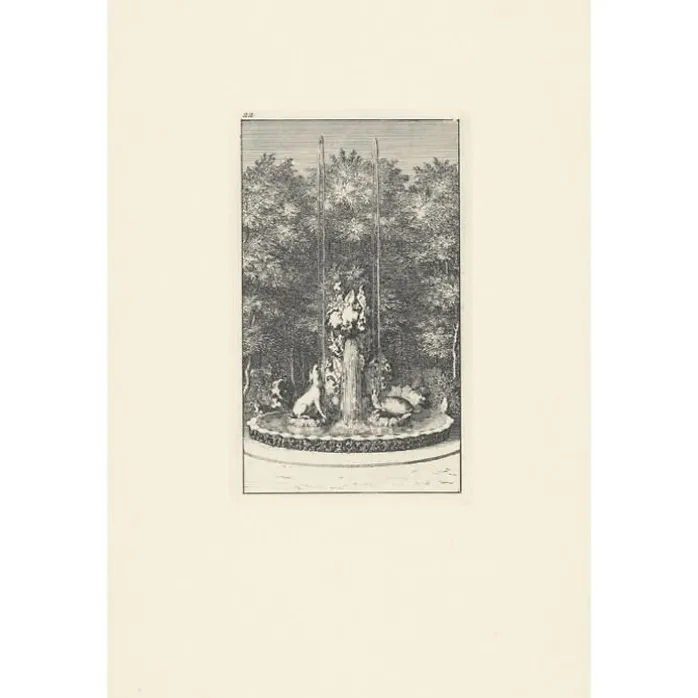 Estampe Le lièvre et la tortue