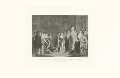 Discount Estampe Le mariage de Napoléon Ier et de Marie-Louise au palais du Louvre le 2 avril 1810 - Léopold Massard d'après Rouget Personnages Et Évènements Historiques