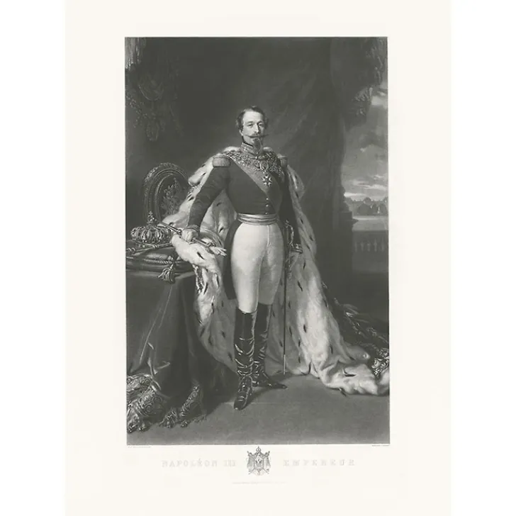 Online Estampe L'Empereur Napoléon III - Samuel Cousins Chefs D'Œuvre Des Musées