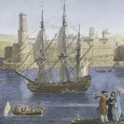 Best Estampe L'entrée du port de Marseille (1754) - Claude-Joseph Vernet Chefs D'Œuvre Des Musées