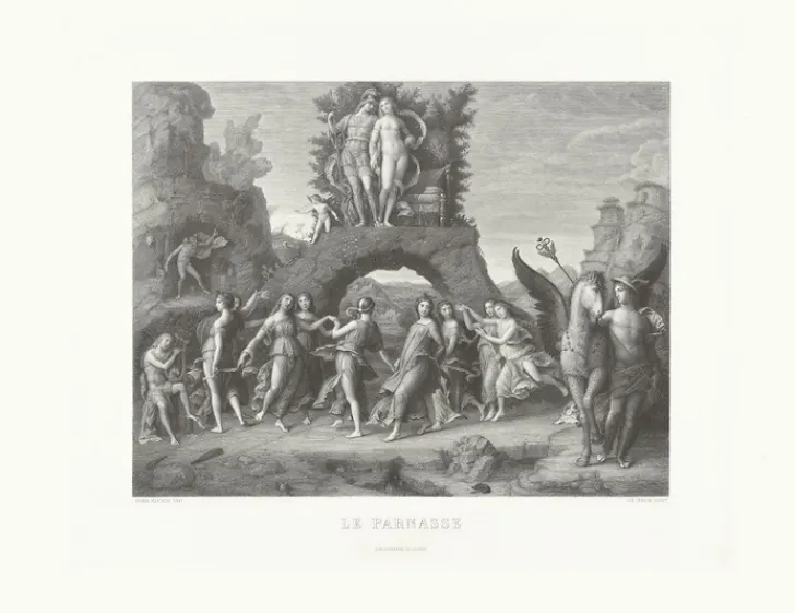 Discount Estampe Le Parnasse - Andrea Mantegna Chefs D'Œuvre Des Musées