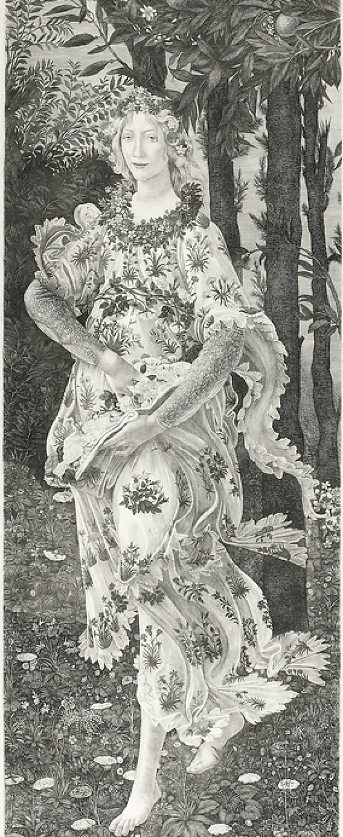Estampe Le Printemps - Botticelli