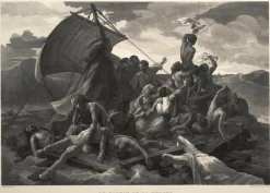 Hot Estampe Le radeau de la Méduse - Géricault Chefs D'Œuvre Des Musées