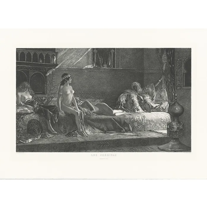 Estampe Les chérifas - Benjamin Constant