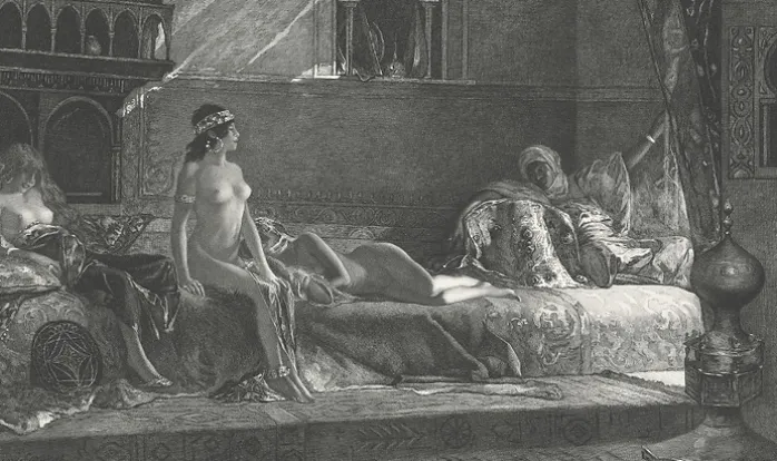 Estampe Les chérifas - Benjamin Constant