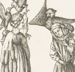 Estampe Lettre B de l'Alphabet du Maître E.S - Cécile Reims
