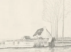 Estampe Le Vol de canards (Grande Brière) - Jean-Emile Laboureur