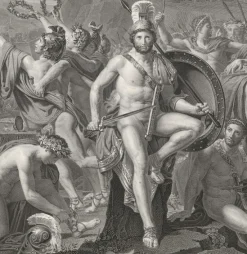 Hot Estampe Léonidas aux Thermopyles - Jacques-Louis David Chefs D'Œuvre Des Musées