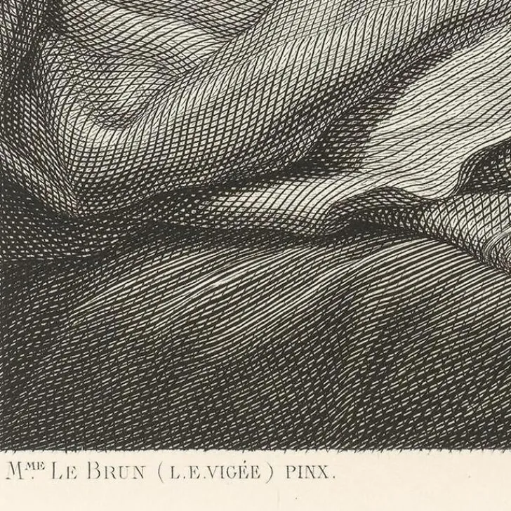Estampe Madame Vigée Le Brun et sa fille Jeanne-Lucie, dite Julie Personnages Et Évènements Historiques|Chefs D'Œuvre Des Musées