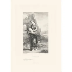 Estampe Orphée - Gustave Moreau