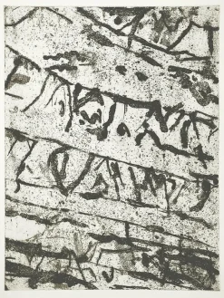 Estampe Palimpseste sumérien - Georges Noël