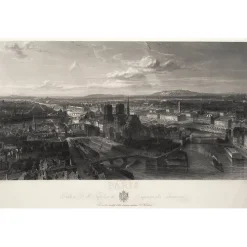 Estampe Paris en 1860 - Edouard Willmann