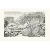 Estampe Paysage Rocky Arroyo au Nouveau Mexique de Roderick Mead