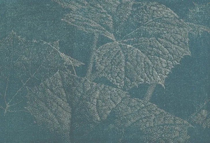 Sale Estampe Pestwurz III (Pétasite III) - Franz Gertsch 2002 Créations Contemporaines