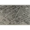 Estampe Plan Turgot - Planche n° 14 - Nouvelle France et Place des Victoires