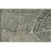 Hot Estampe Plan Turgot - Planche n° 9 - La courtille et partie du faubourg du Temple Architecture Et Villes