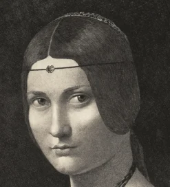 Best Estampe Portrait de femme, dite La belle ferronnière - De Vinci Chefs D'Œuvre Des Musées