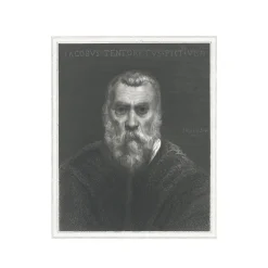 Estampe Portrait de Giacomo Robusti, dit "Le Tintoret"
