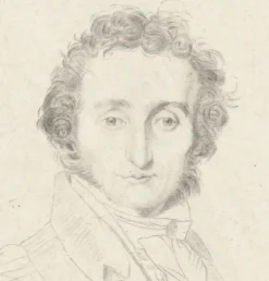 Clearance Estampe Portrait de Paganini violoniste et compositeur - Jean Auguste Dominique Ingres Personnages Et Évènements Historiques|Chefs D'Œuvre Des Musées