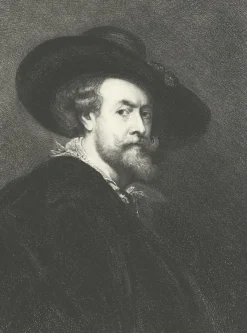 Estampe Portrait de Rubens