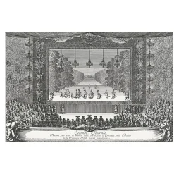 Hot Estampe Représentation du ballet de la Princesse d'Elide Personnages Et Évènements Historiques