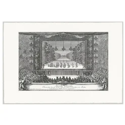 Hot Estampe Représentation du ballet de la Princesse d'Elide Personnages Et Évènements Historiques