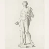 Discount Estampe Statue antique d'un gladiateur - Claude Mellan Chefs D'Œuvre Des Musées