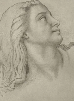 Estampe Tête de femme