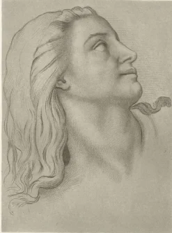 Estampe Tête de femme