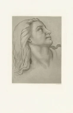 Estampe Tête de femme
