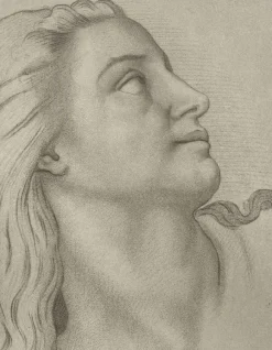 Estampe Tête de femme