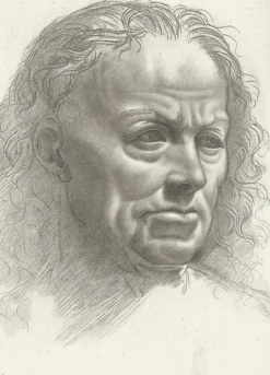 Outlet Estampe Tête de vieillard - Léonard de Vinci Dessins