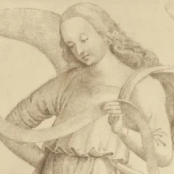 Estampe Étude d'ange debout - Le Pérugin