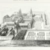 Estampe Vue Générale De L'Abbaye