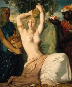 Clearance Esther se parant pour être présentée au roi Assuérus dit La Toilette d'Esther (panneaux acryliques) Panneaux Acryliques|Toiles Encadrées